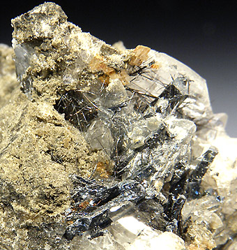 Meneghinite - Bottino Mine, Stazzema, Apuan Alps, Lucca Province, Tuscany, Italy