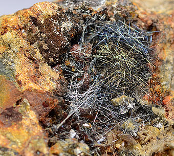 Boulangerite - Bottino mine, Stazzema, Lucca prov., Tuscany, Italy