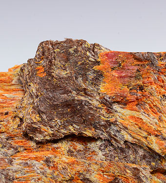 Sussexite with Zincite - Franklin Mining District - Sussex Co. - New Jersey - USA (Type Locality)