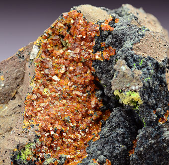 Bariopharmacosiderite - Clara Mine, Rankach valley, Oberwolfach, Wolfach, Black Forest, Baden-Wrttemberg, Germany