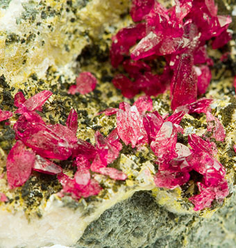 Roselite - Bou Azzer District, Tazenakht, Ouarzazate Province, Souss-Massa-Dra Region, Morocco