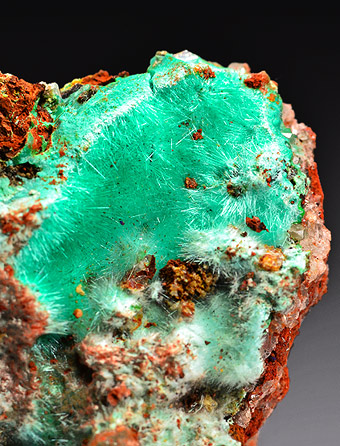 Mixite - Hilarion Mine, Hilarion area, Kamariza Mines, Agios Konstantinos, Lavrion District Mines, Lavrion District , Attik Prefecture, Greece