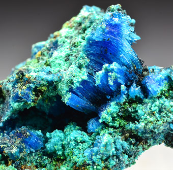 Chalcanthite - Hilarion Mine, Hilarion area, Kamariza Mines, Agios Konstantinos, Lavrion District Mines, Lavrion District , Attik Prefecture, Greece