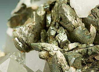 Marcasite with Quartz - Panasqueira Mine, Couto Mineiro da Panasqueira, Panasqueira, Covilh, Castelo Branco District, Portugal