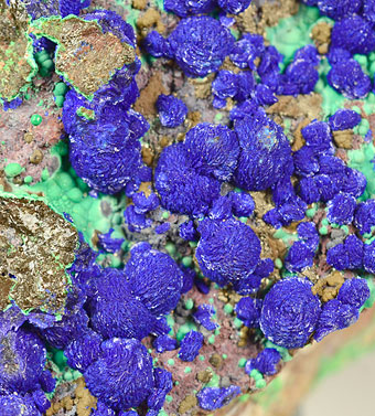 Azurite - Copper Queen Mine, Bisbee, Arizona, USA