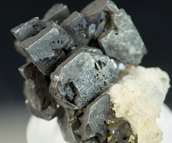 Acanthite - San Juan de Rayas Mine (Rayas Mine; Reyes Mine), Guanajuato, Mun. de Guanajuato, Guanajuato, Mexico