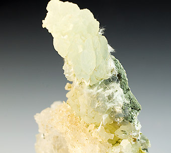 Prehnite - Gneiss quarries, Arvigo, Calanca Valley, Misox (Mesolcina Valley), Grischun (Grisons; Graubnden), Switzerland