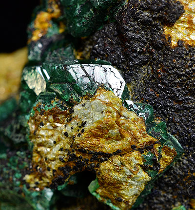 Euchroite - Svtodun Valley, Ľubietov ore belt, Western Slovensk Rudohorie Mts, Bansk Bystrica Region, Slovakia