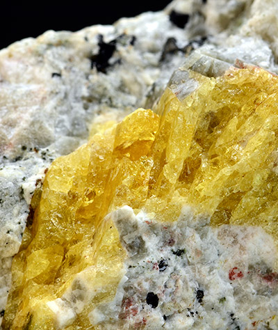 Meliphanite - Stokkya, Langesundsfjorden, Larvik, Vestfold, Norway