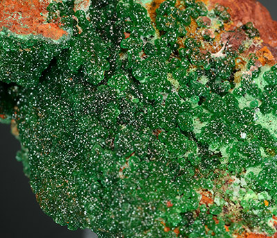 Adamite var. cuprian - Kamariza Mines, Agios Konstantinos [St Constantine], Lavrion District Mines, Lavrion District, Attik Prefecture, Greece
