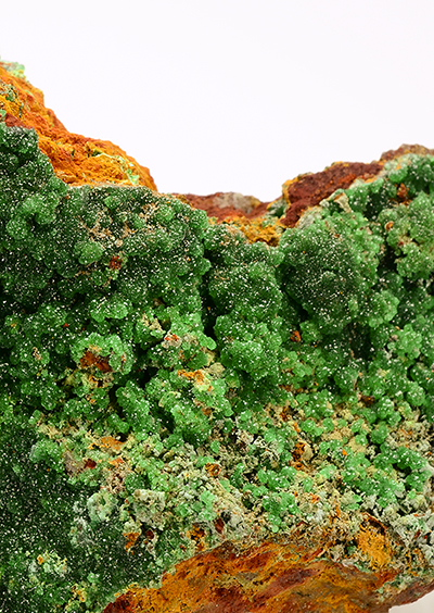 Adamite var. cuprian - Kamariza Mines, Agios Konstantinos [St Constantine], Lavrion District Mines, Lavrion District, Attik Prefecture, Greece