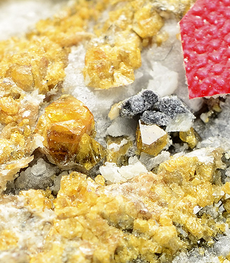 Fluorcalcioromeite - Grube Starlera, Val Starlera, Val Ferrera, Hinterrheintal, Graubnden, Switzerland - TYPE LOCALITY