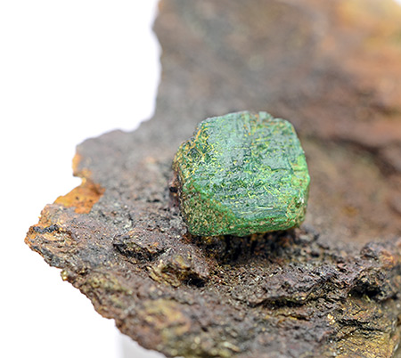 Euchroite - Svtodun Valley, Liubietov ore belt, Western Slovensk Rudohorie Mts, Bansk Bystrica Region, Slovakia (TL)