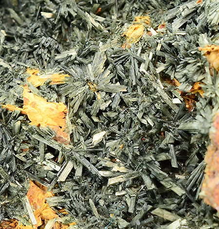 Parasymplesite - Ojuela Mine, Mapim, Mapim Municipality, Durango, Mexico