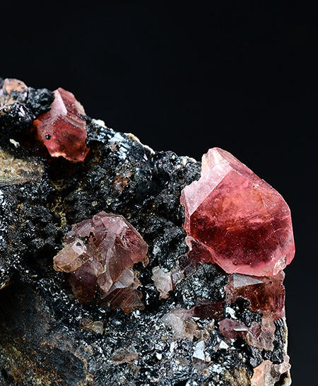 Rhodochrosite - Uchucchacua Mine, Oyon Province, Lima Department, Peru