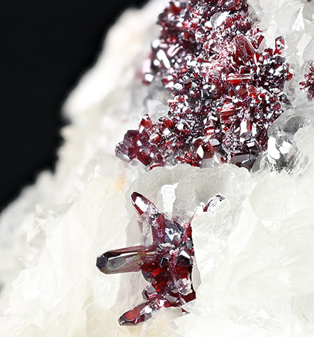 Proustite - Bouismas Mine - Bouismas - Bou Azer distr. - Tazenakht - Ouarzazate prov. - Souss-Massa-Dra Region - Morocco