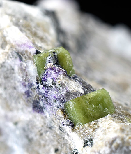 Turkestanite with Baratovite - Dara-i-Pioz Massif, Districts of Republican Subordination, Tajikistan (Type Locality)