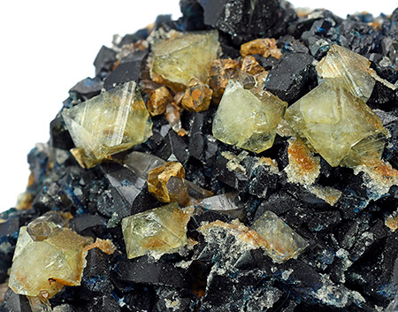 Wardite on Lazulite - Rapid Creek - Dawson Mining distr. - Yukon - Canada