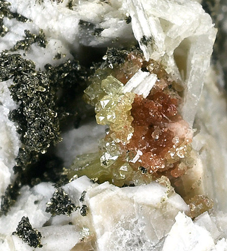 Ancylite-(Ce) - Poudrette quarry, Mont Saint-Hilaire, La Valle-du-Richelieu RCM, Montrgie, Qubec, Canada