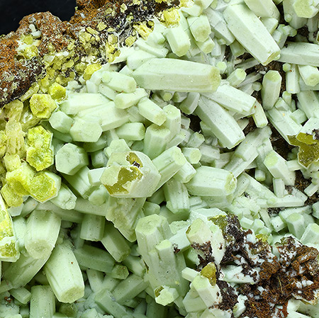 Plumbogummite ps after pyromorphite - Yangshuo mine - Guangxi Autonomous Region - China