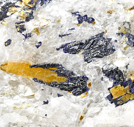 Yoderite with Kyanite - Mautia Hill, Kongwa, Kongwa District, Dodoma Region, Tanzania (TL)