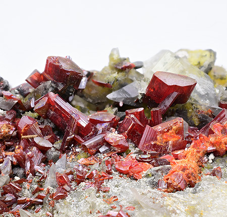 Realgar, Jiepaiyu mine, Shimen Co., Hunan Province, China