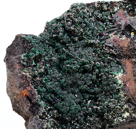 Cornwallite with Olivenite - Ibiajara distr. - Rio do Pires - Bahia - Brazil