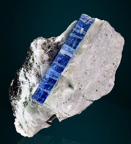 Kyanite with Staurolite - Sponda Alp - Pizzo Forno, Chironico Valley, Faido, Leventina, Ticino, Switzerland