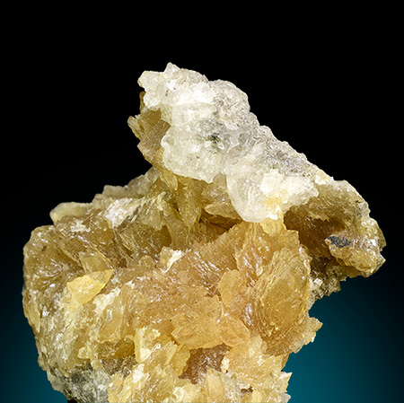 MINS8941 - Barytocalcite - Nentsberry Haggs Mine, Alston Moor District, North Pennines, Cumbria, England, UK
