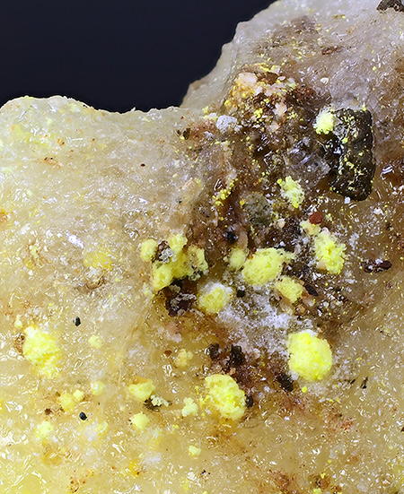 Iquiqueite on nitratine - Salar de Miraje, Mara Elena, Tocopilla Province, Antofagasta, Chile