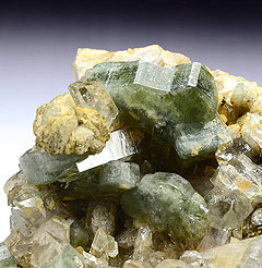 Fluorapatite - Panasqueria Mine - Level 2 - Portugal  (Minservice Gallery)