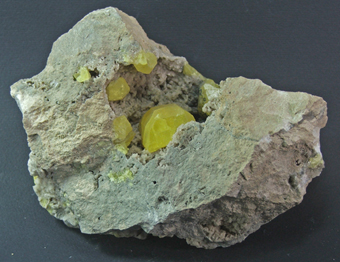 txb5_bald0035 - Sulphur - La Grasta mine - Caltanissetta prov. - Sicily - Italy