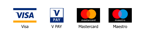 We accept Visa, Mastercard, Amex and Diners or PayPal